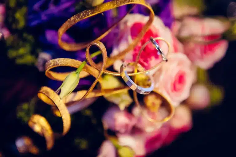 Bouquet de mariée coloré et original
