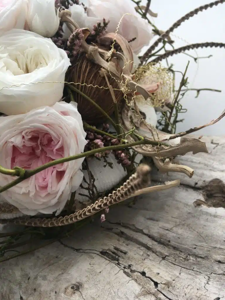 Bouquet de mariée déco fleurs stabilisées
