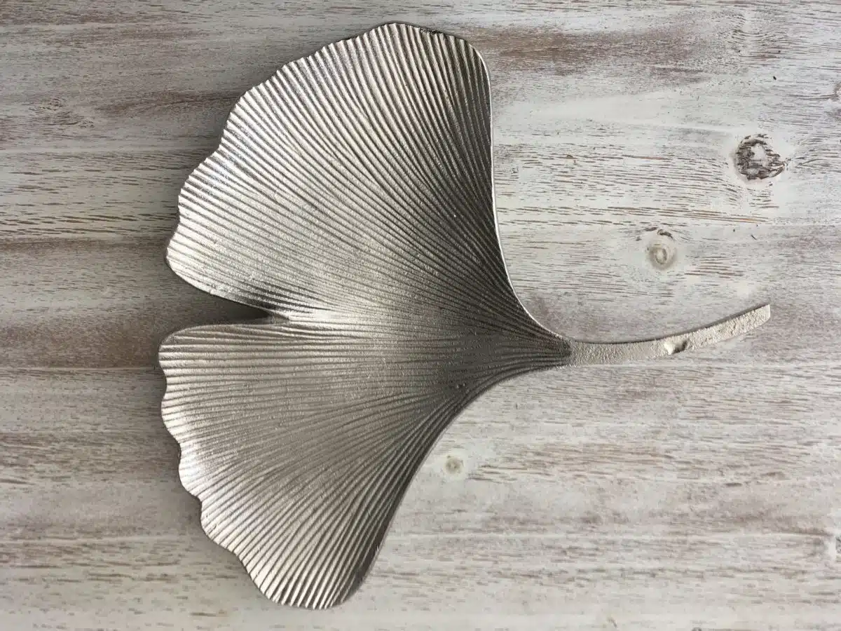Décor aluminium feuille gingko
