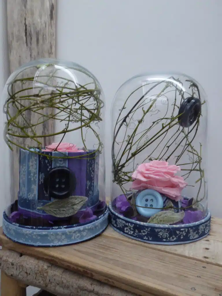 Globes de fleurs modernes