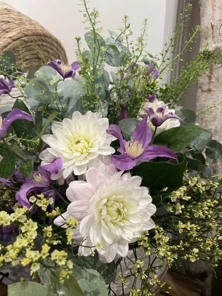Bouquet de dahlias Paris 11