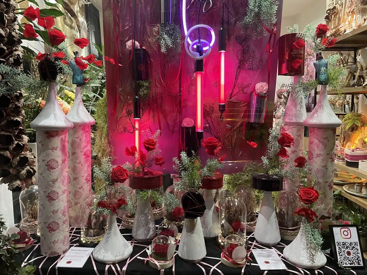 Vitrine Jean Paul Gaultier Yann-H2o Artisan Fleuriste Paris 11