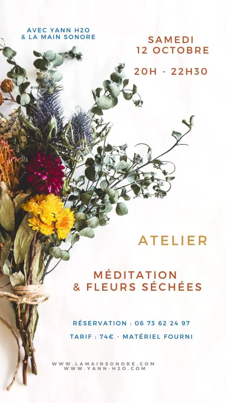 Atelier de Méditation et de Fleurs Paris 11